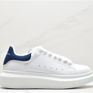 Alexander McQueen Sole Leather Sneakers低幫時裝厚底休閑運動小白鞋