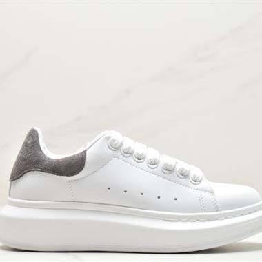 Alexander McQueen Sole Leather Sneakers低幫時裝厚底休閑運動小白鞋