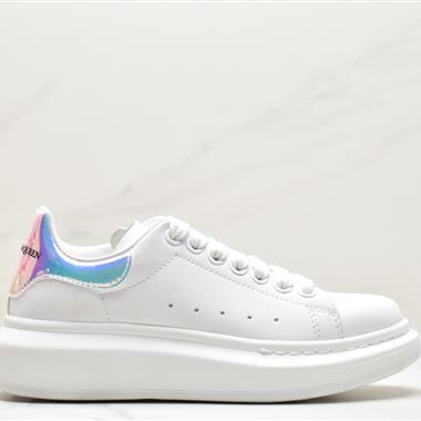 Alexander McQueen Sole Leather Sneakers低幫時裝厚底休閑運動小白鞋