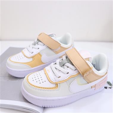 Nike Air Force 1 Low 馬卡龍魔術貼童鞋