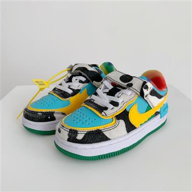 Nike Air Force 1 Low 馬卡龍魔術貼童鞋