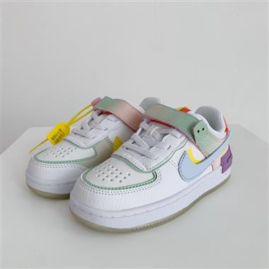 Nike Air Force 1 Low 馬卡龍魔術貼童鞋