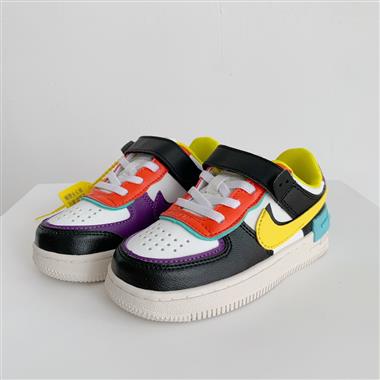 Nike Air Force 1 Low 馬卡龍魔術貼童鞋