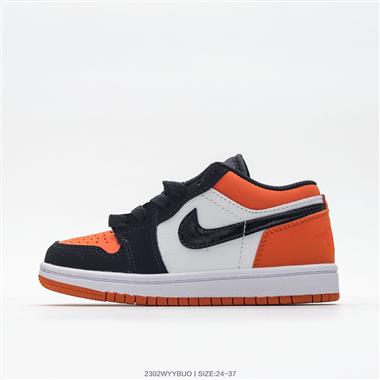 Nike Air Jordan 1 Low AJ1 WH 喬1 低幫復古文化休閑運動籃球童鞋