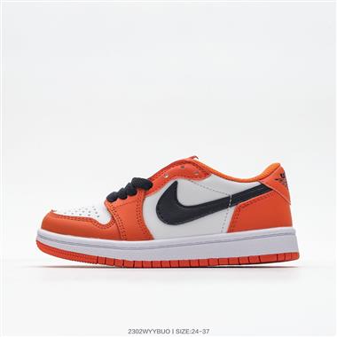 Nike Air Jordan 1 Low AJ1 WH 喬1 低幫復古文化休閑運動籃球童鞋