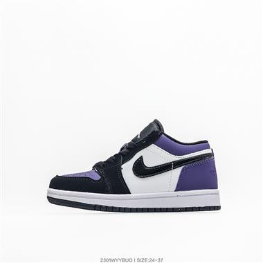 Nike Air Jordan 1 Low AJ1 WH 喬1 低幫復古文化休閑運動籃球童鞋