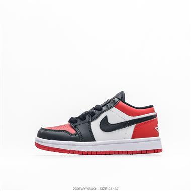 Nike Air Jordan 1 Low AJ1 WH 喬1 低幫復古文化休閑運動籃球童鞋