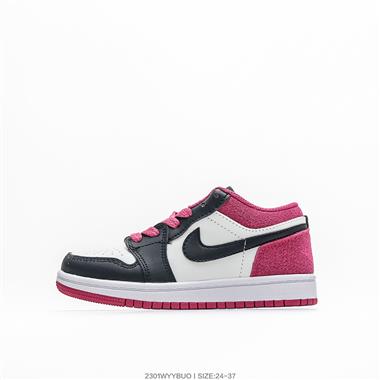 Nike Air Jordan 1 Low AJ1 WH 喬1 低幫復古文化休閑運動籃球童鞋