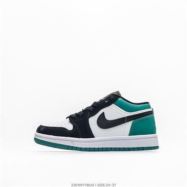 Nike Air Jordan 1 Low AJ1 WH 喬1 低幫復古文化休閑運動籃球童鞋