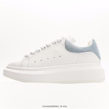 Alexander McQueen Air Cushion Sneaker低幫時裝厚底休閑氣墊運動小白鞋