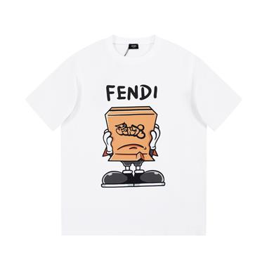 FENDI   2023夏季新款短袖T恤  歐版尺寸