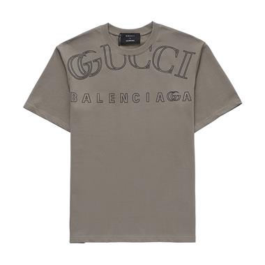 Gucci x Balenciaga   2023夏季新款短袖T恤  歐版尺寸