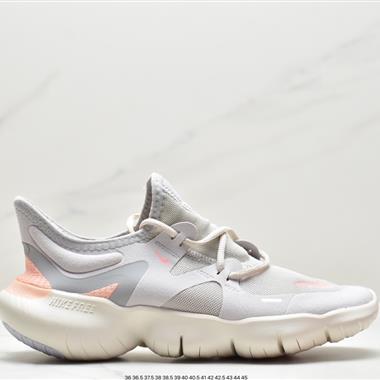 Nike Wmns Free Rn 5.0 2019 赤足超輕網面透氣運動跑步鞋