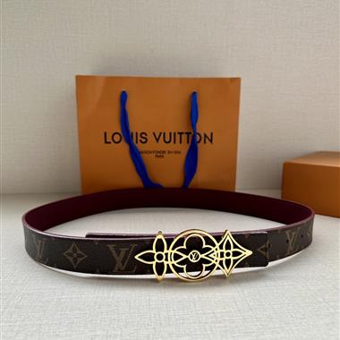 LOUIS VUITTON   2023新款時尚皮帶  3.0CM