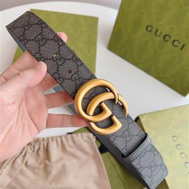 GUCCI   2023新款時尚皮帶  3.8CM