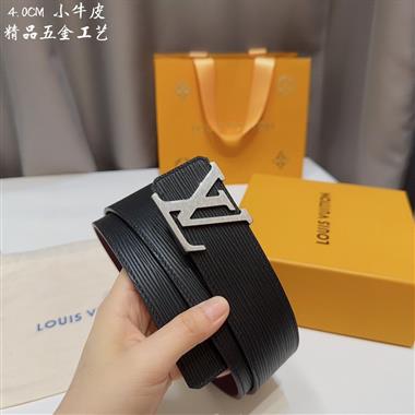 LOUIS VUITTON   2023新款時尚皮帶  4.0CM