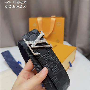 LOUIS VUITTON   2023新款時尚皮帶  4.0CM