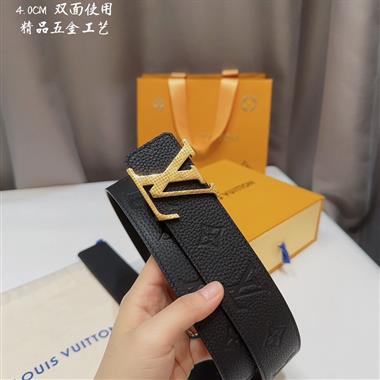 LOUIS VUITTON   2023新款時尚皮帶  4.0CM