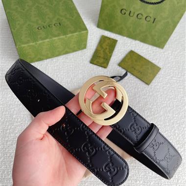 GUCCI    2023新款時尚皮帶   4.0CM