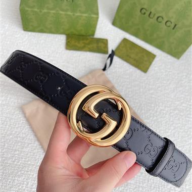 GUCCI    2023新款時尚皮帶   4.0CM