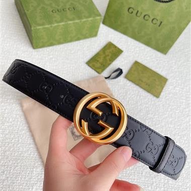 GUCCI    2023新款時尚皮帶   4.0CM