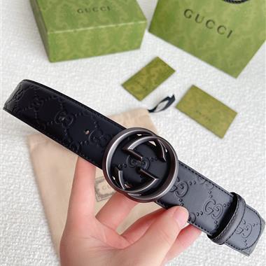 GUCCI    2023新款時尚皮帶   4.0CM