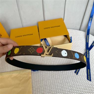 LOUIS VUITTON   2023新款時尚皮帶  3.0CM