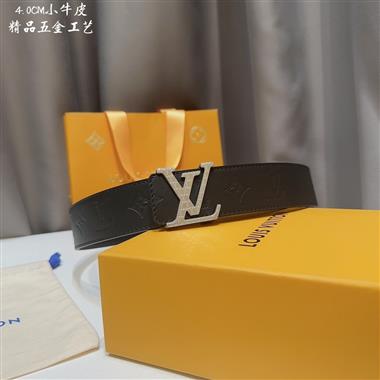 LOUIS VUITTON   2023新款時尚皮帶  4.0CM