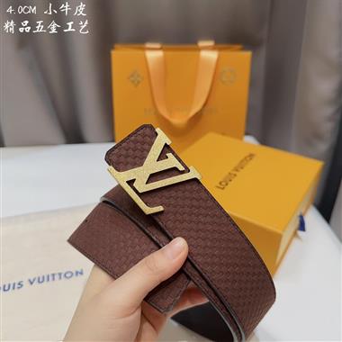 LOUIS VUITTON   2023新款時尚皮帶  4.0CM