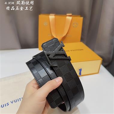 LOUIS VUITTON   2023新款時尚皮帶  4.0CM