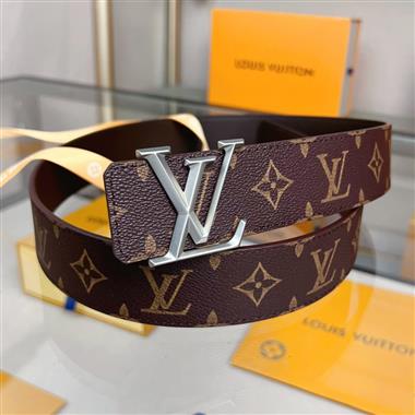 LOUIS VUITTON   2023新款時尚皮帶   4.0CM