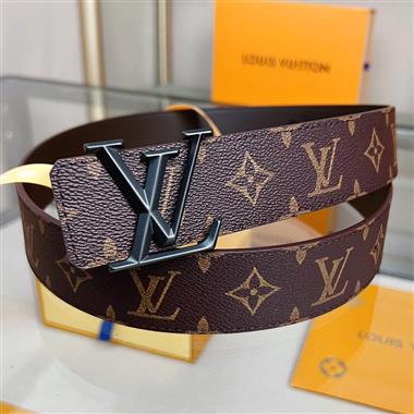 LOUIS VUITTON   2023新款時尚皮帶   4.0CM