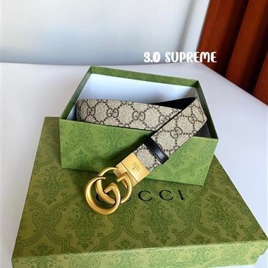 GUCCI   2023新款時尚皮帶   3.0CM