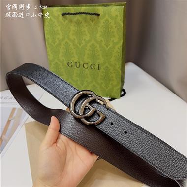 GUCCI    2023新款時尚皮帶   3.8CM