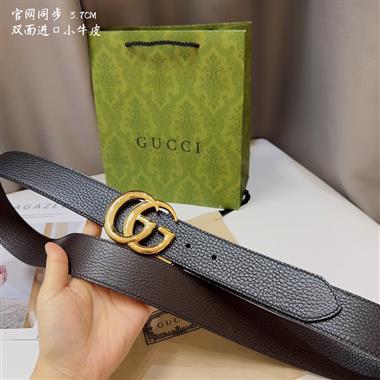 GUCCI    2023新款時尚皮帶   3.8CM