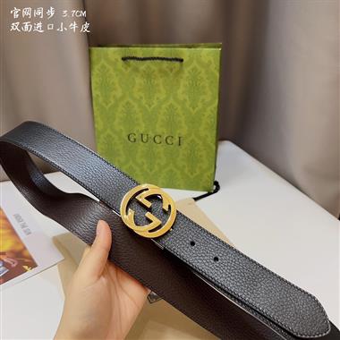 GUCCI    2023新款時尚皮帶   3.8CM