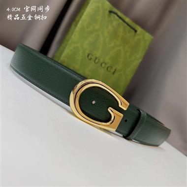 GUCCI    2023新款時尚皮帶   4.0CM