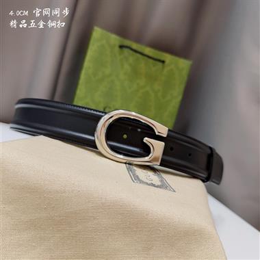 GUCCI    2023新款時尚皮帶   4.0CM