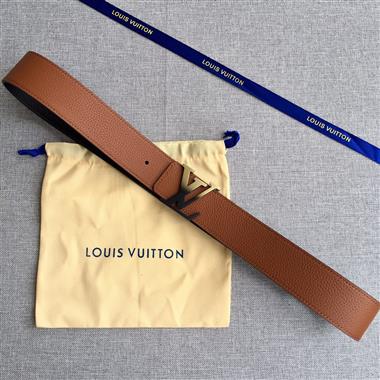 LOUIS VUITTON   2023新款時尚皮帶  4.0CM