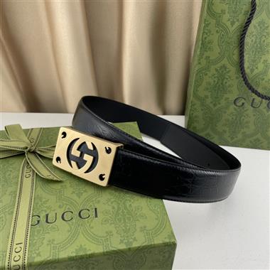 GUCCI   2023新款時尚皮帶  3.8CM