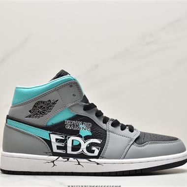 Nike DIY Air Jordan 1 Mid AJ1 經典復古文化休閑運動籃球鞋