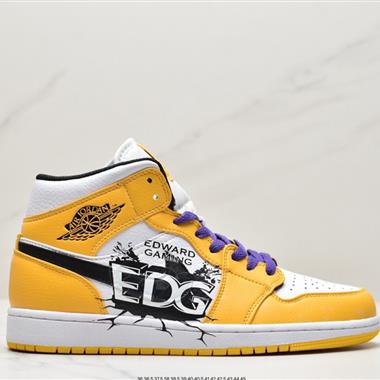 Nike DIY Air Jordan 1 Mid AJ1 經典復古文化休閑運動籃球鞋