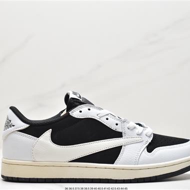 fragment design x Travis Scott x Nike Air Jordan 1 Low OG SP"Black/Green Toe"AJ1