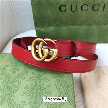 GUCCI   2023新款時尚皮帶   2.0CM