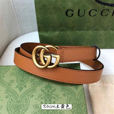 GUCCI   2023新款時尚皮帶   2.0CM