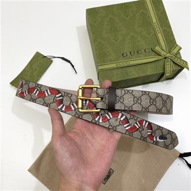 GUCCI   2023新款時尚皮帶   3.5CM