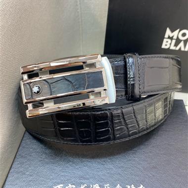 Montblanc   2023新款時尚皮帶   3.4CM