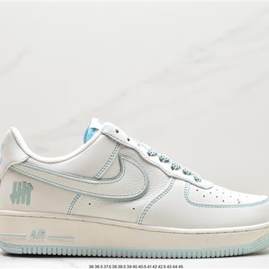 UNDEFEATED x Nike Air Force 1′07"Beige/Black 3M"空軍一號經典低幫百搭休閑運動板鞋
