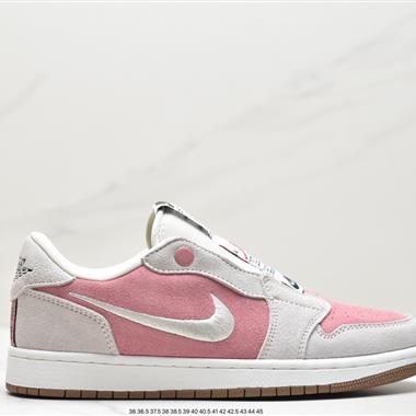 Nike Air Jordan 1 Retro Low Slip"Black Toe"aj1低幫解構風一腳蹬休閑運動籃球板鞋