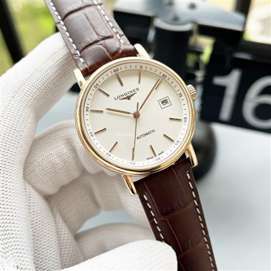 LONGINES   2023新款時尚休閒手錶 尺寸：42MM